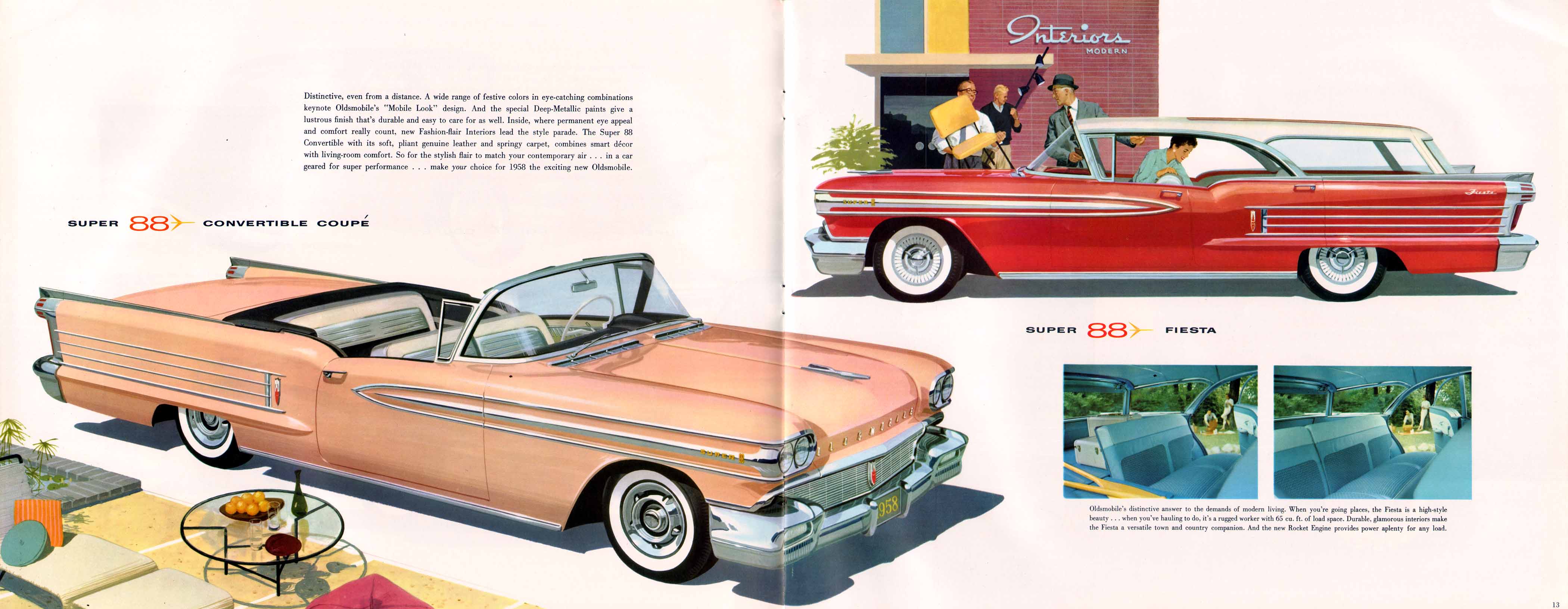 1958 Oldsmobile Motor Cars Brochure Page 15